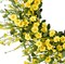 24 Inch Spring Wreath Yellow Daisy with Eucalyptus Wreath for Front Door